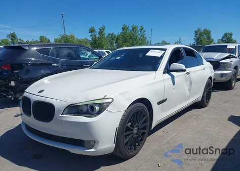 2012 BMW 740I z USA, uszkodzony, nr VIN WBAKA4C58CDS99459
